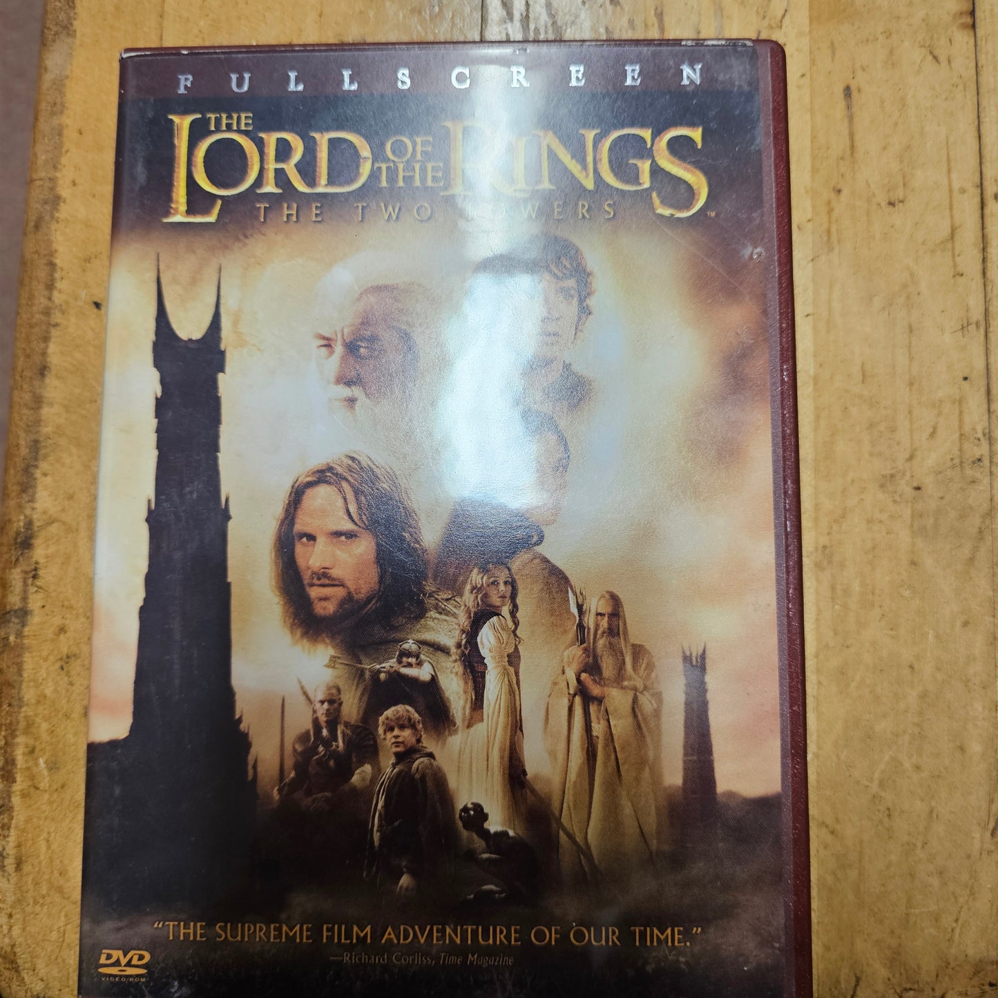 Lord of the Rings The Two Towers DVD 2-Disc Set Fullscreen Edition - Complete W/ Inserts