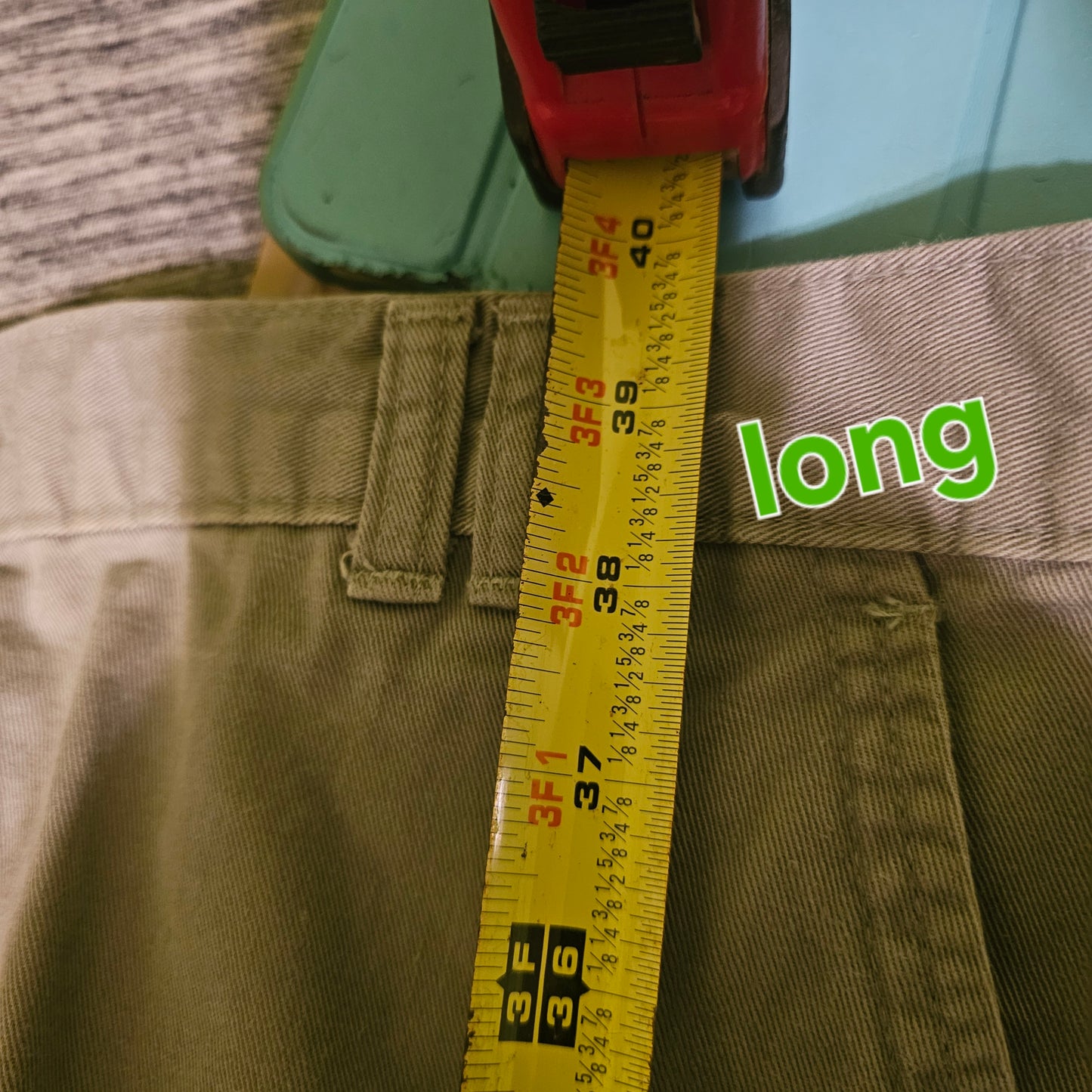 Dockers Levi Strauss Chinos Vintage Style Cropped Pants Grey Khaki Business Casual