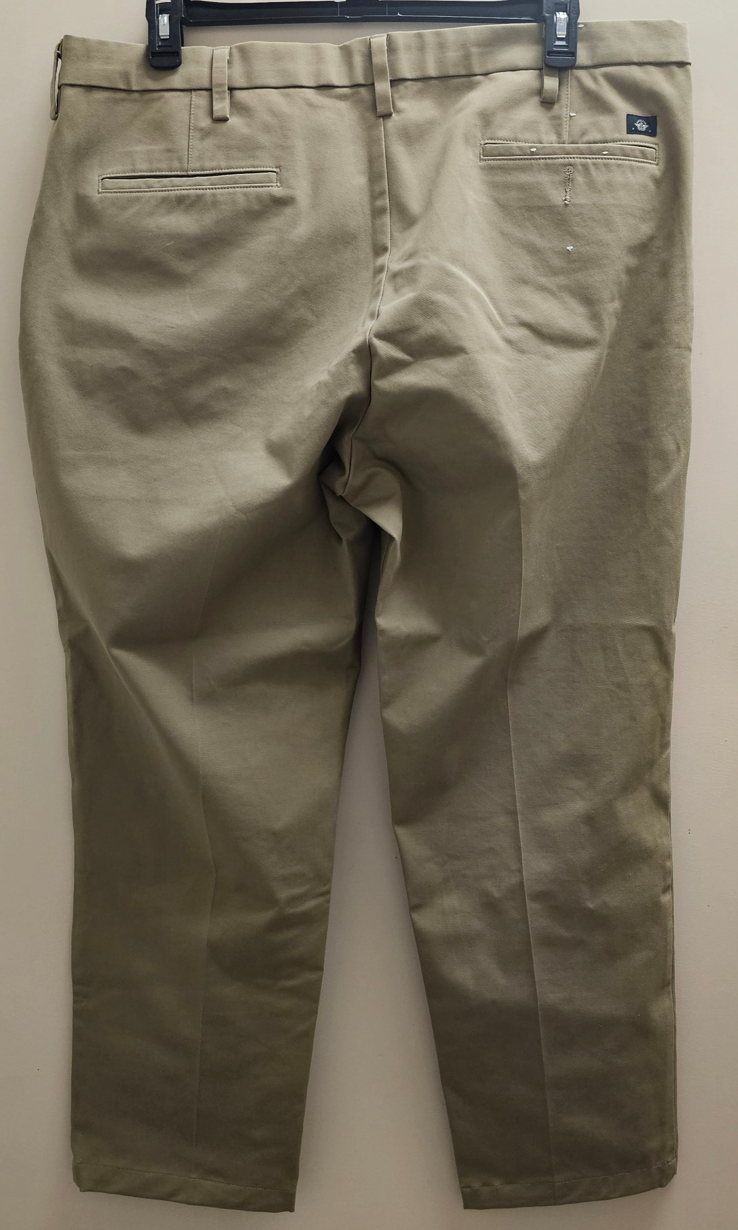 Dockers Workday Khaki Smart 360 Flex Pants Mens 40x32 Straight Leg Tan Stretch