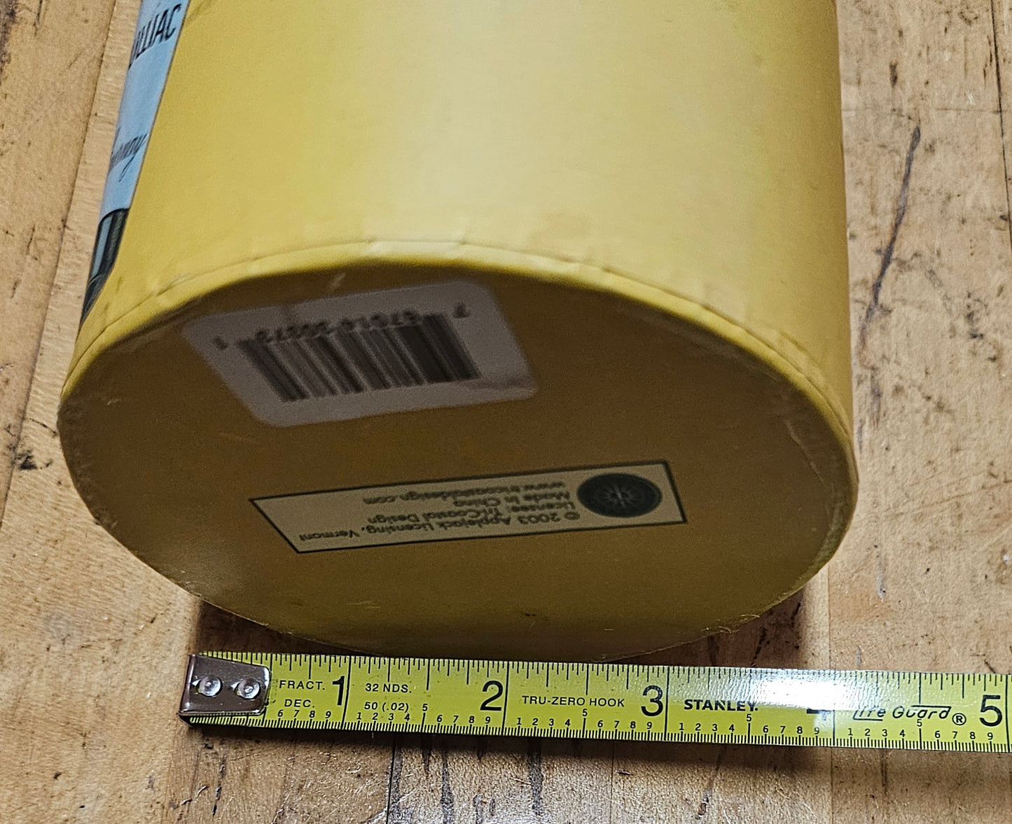 Vintage Style Vicomte de Moulliac Champagne Bottle Gift Tube - 2003 Applejack Licensing