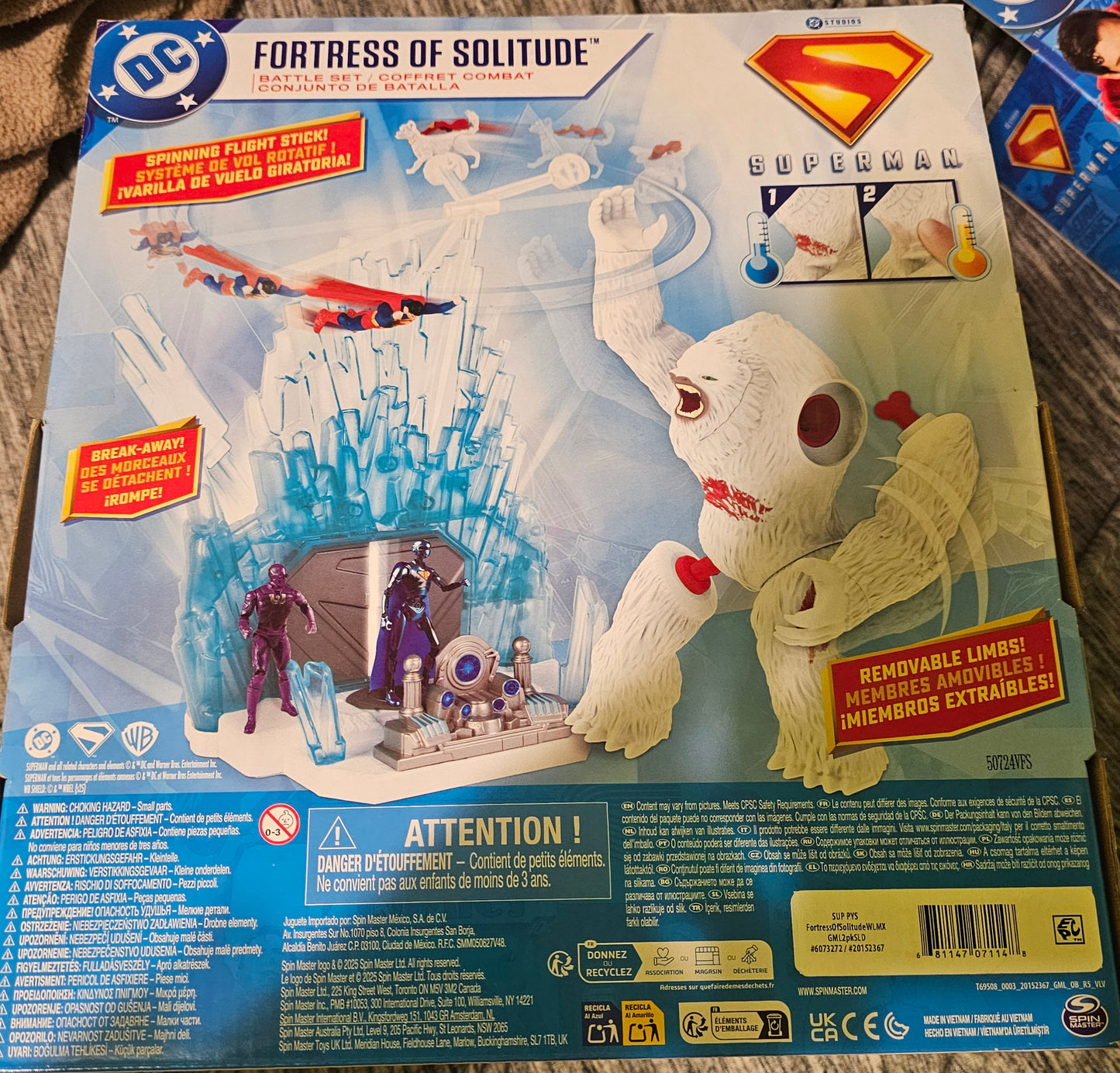 Product Description: DC Superman Fortress of Solitude Battle Set
