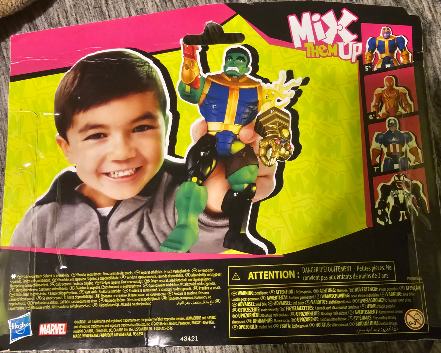 Marvel Mix Mashers Hulk Action Figure