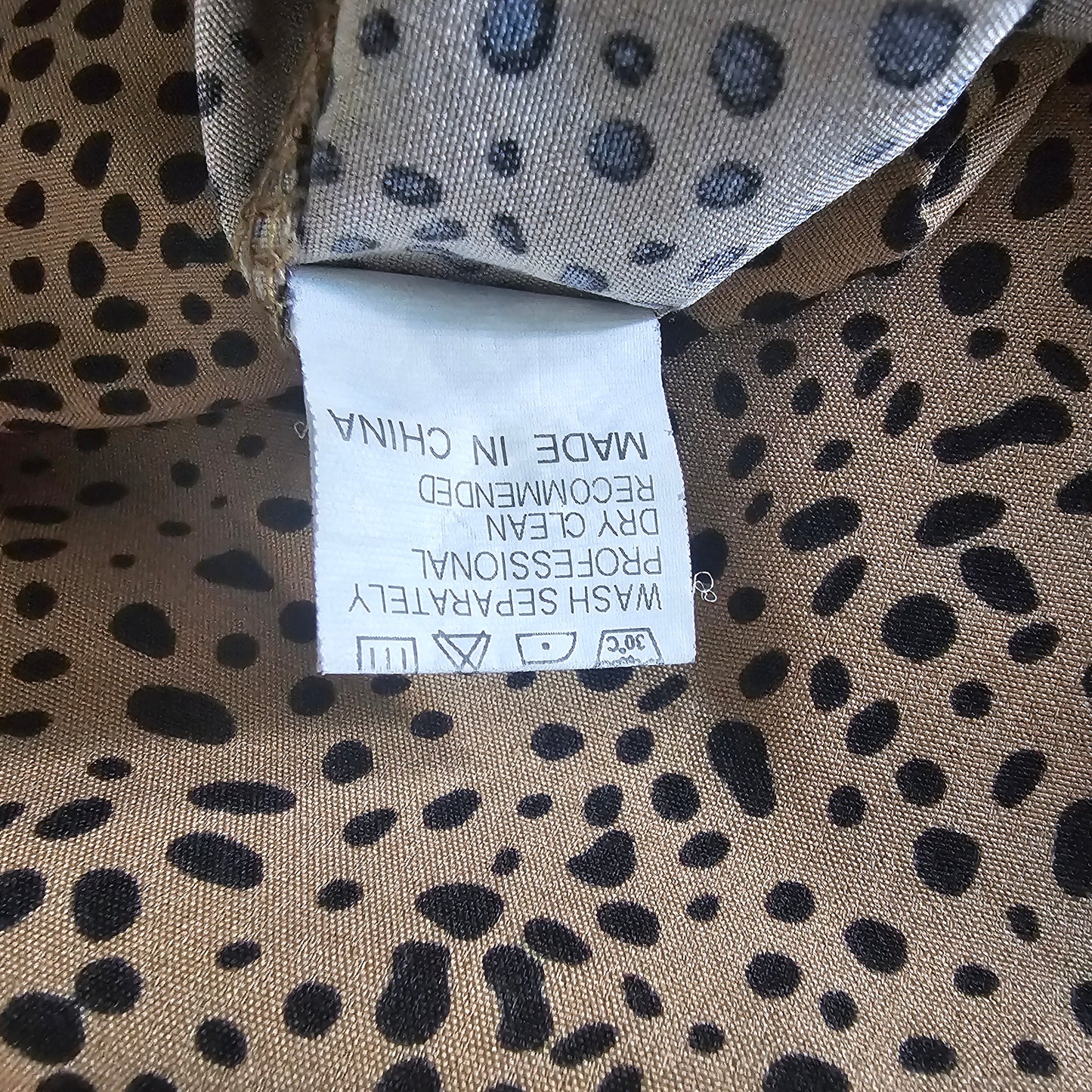 SHEIN Cheetah Animal Print V-Neck Tunic Blouse | Size Medium