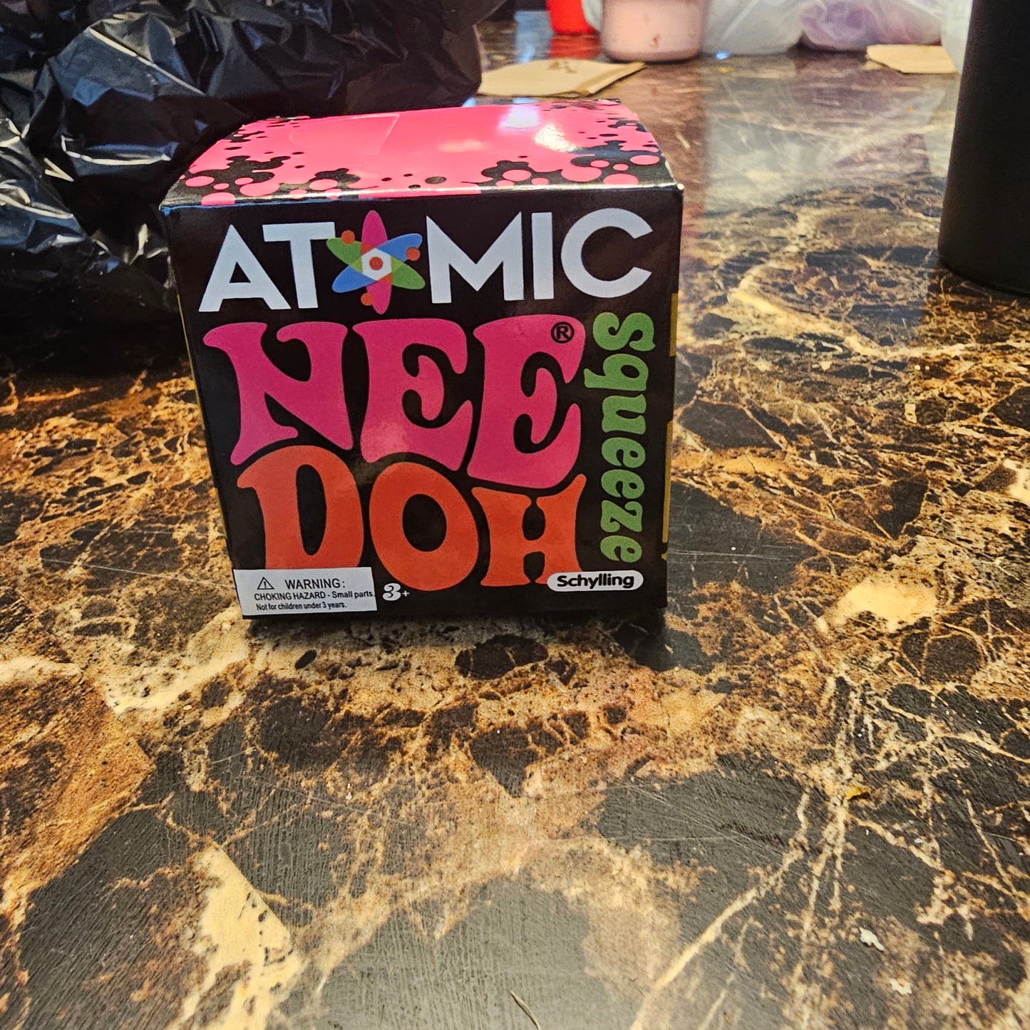 Schylling Atomic NeeDoh Squeeze Sensation Fidget Toy Retro Stress Ball Boxed New