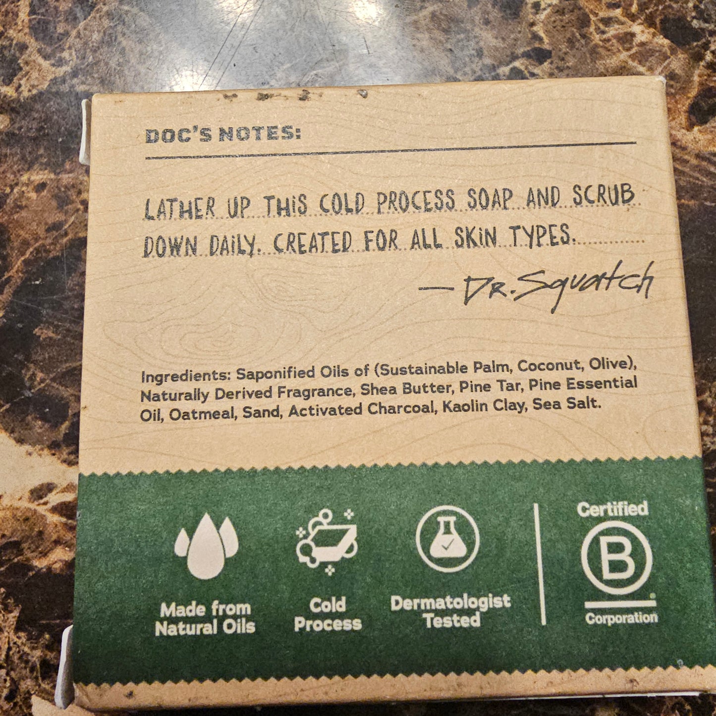 Dr. Squatch Pine Tar Soap