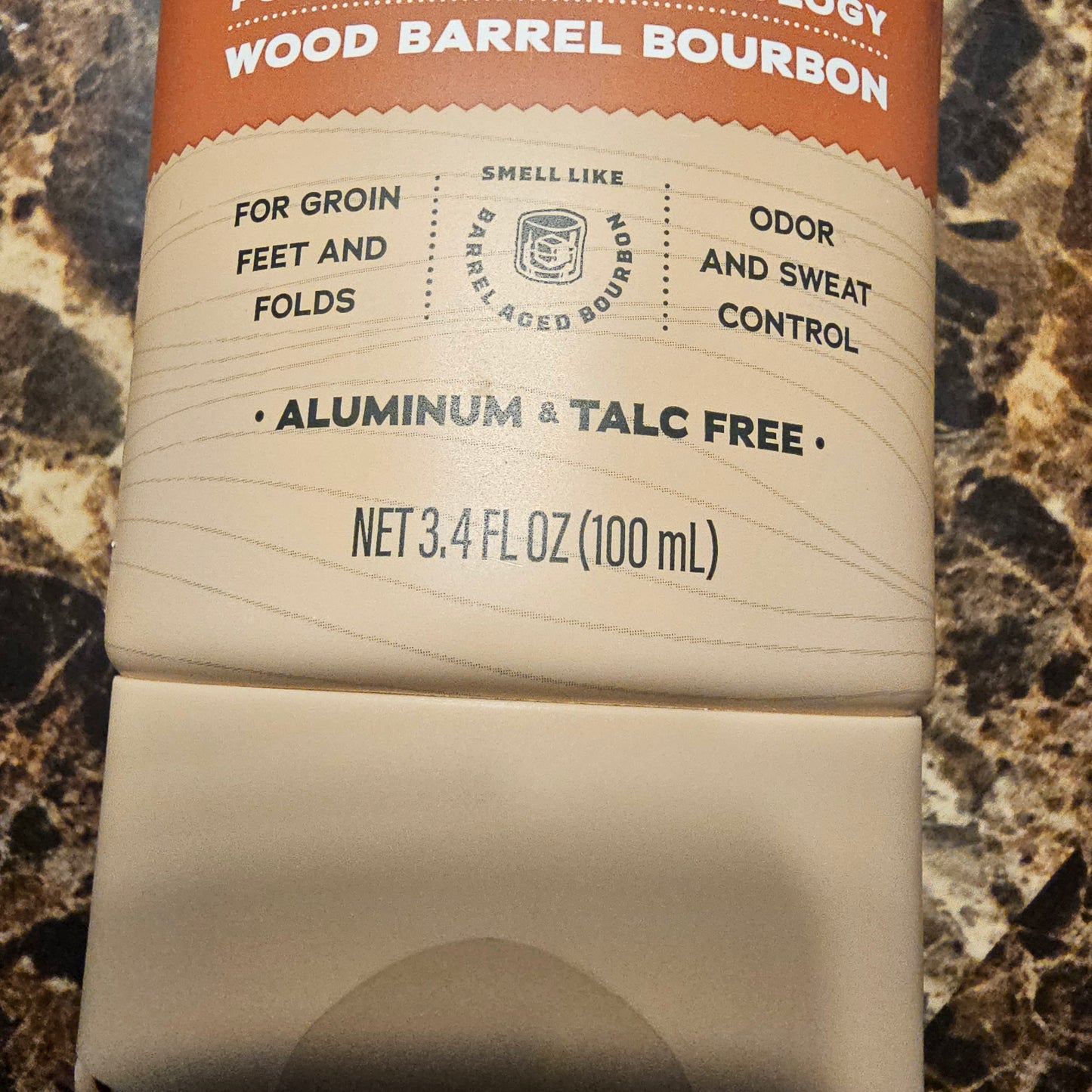 Lot of 2 Dr. Squatch Anti-Chafing Precision Deo Wood Barrel Bourbon 3.4 oz New
