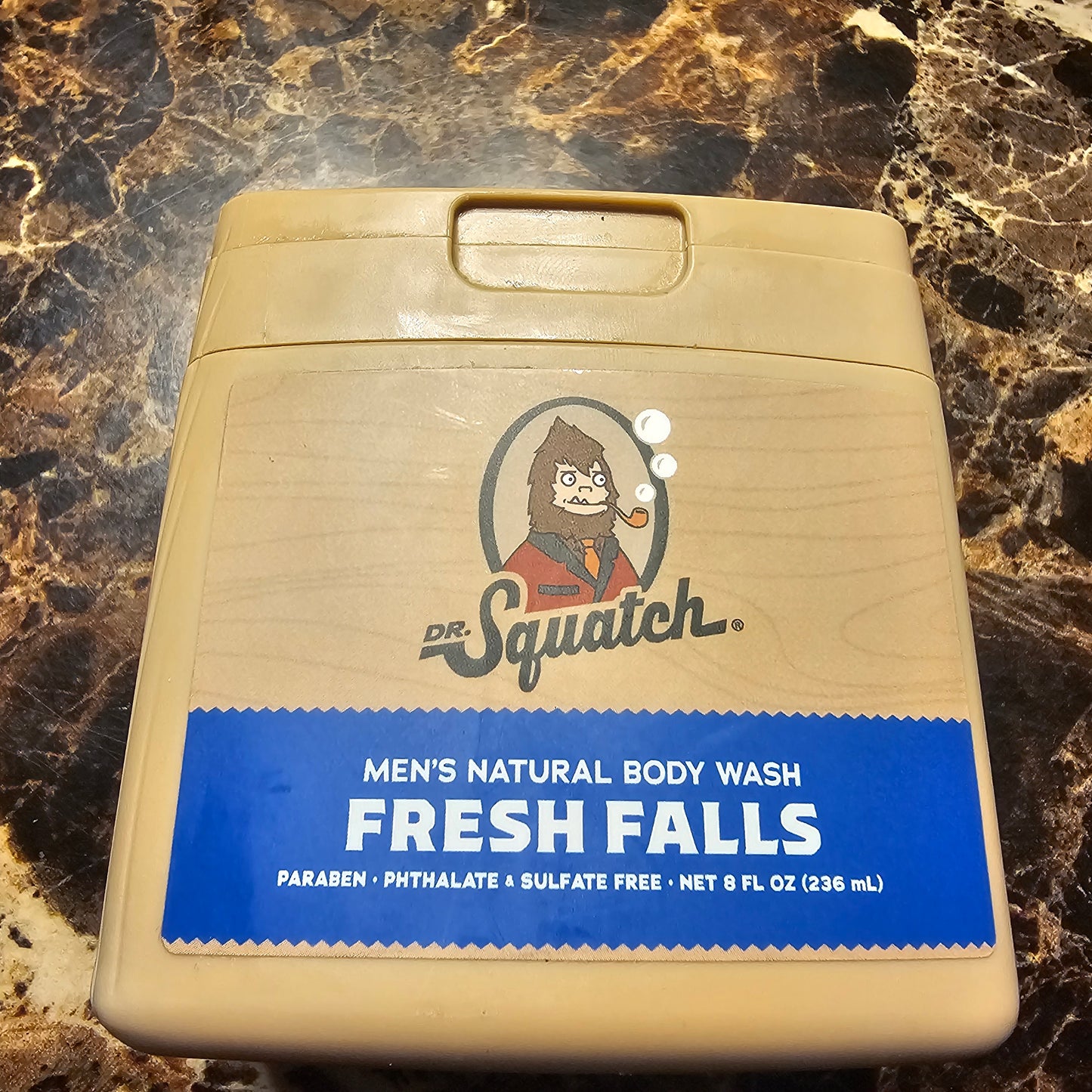 Dr. Squatch Body Wash 2-Pack Bundle Fresh Falls & Coconut Castaway 8oz New
