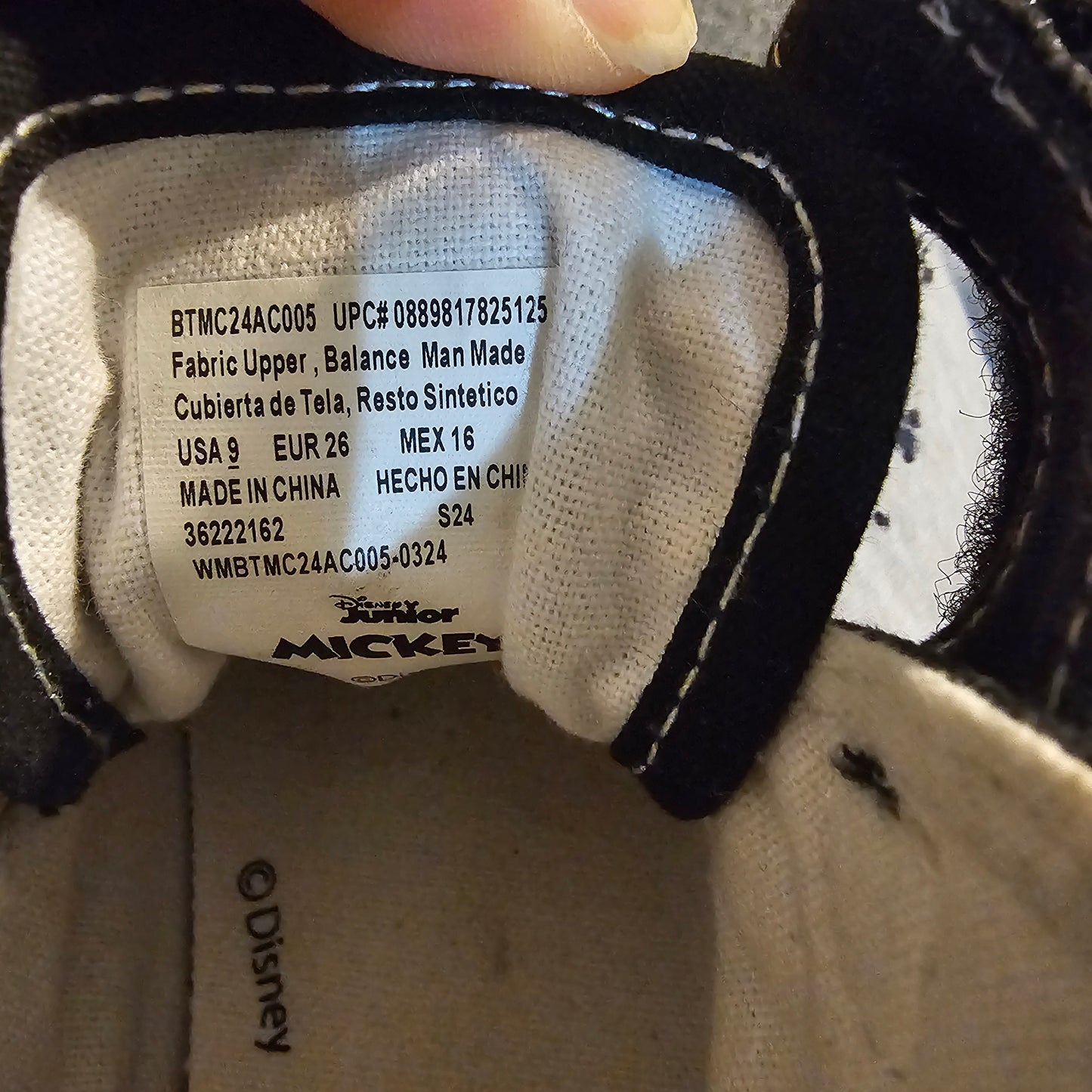 Disney Junior Mickey Mouse & Pluto Toddler High Top Sneakers