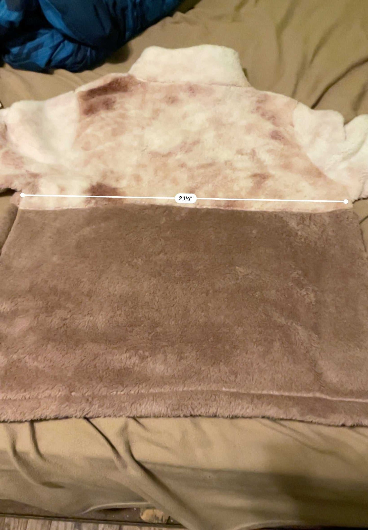 Women’s Cozy Color Block Sherpa Quarter-Zip Pullover – Blush Pink & Mauve Fleece Sweater