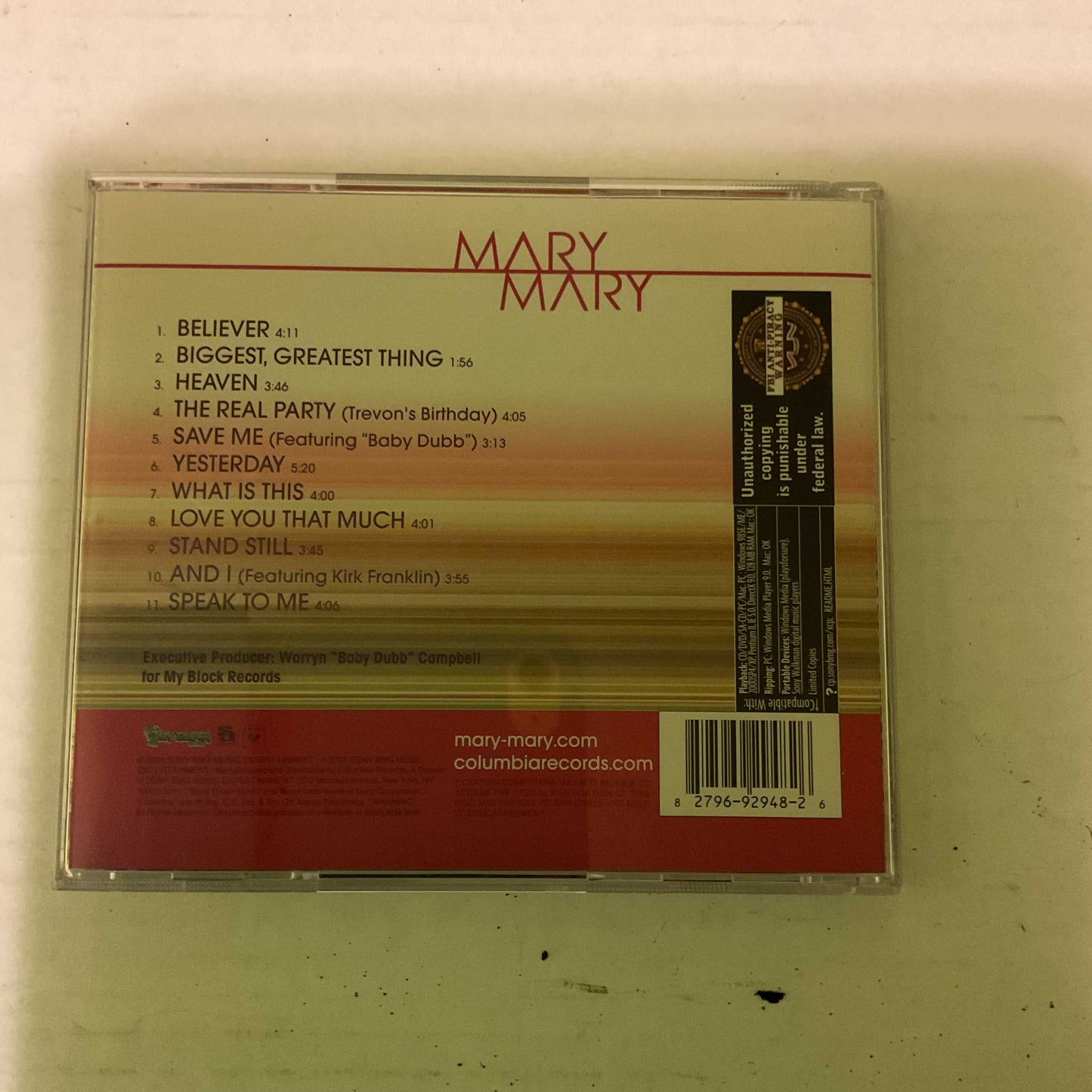 Mary Mary cd