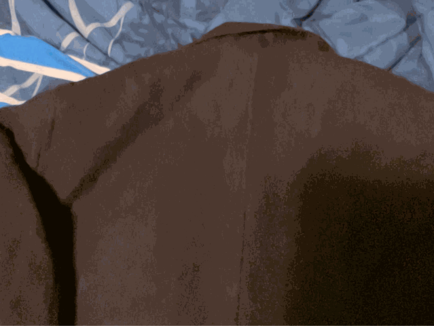 Calvin Klein Black Wool Blend Mens Double Zip Coat Size XL