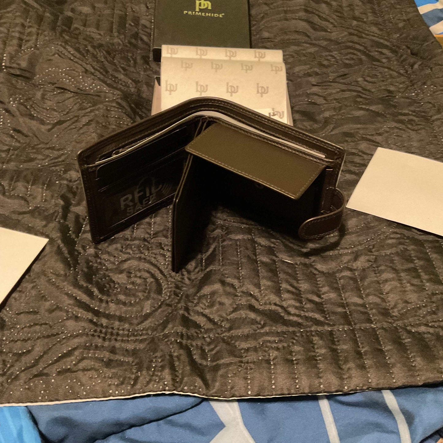 Prime Hide Washington RFID Blocking Brown Leather Wallet with coin Purse