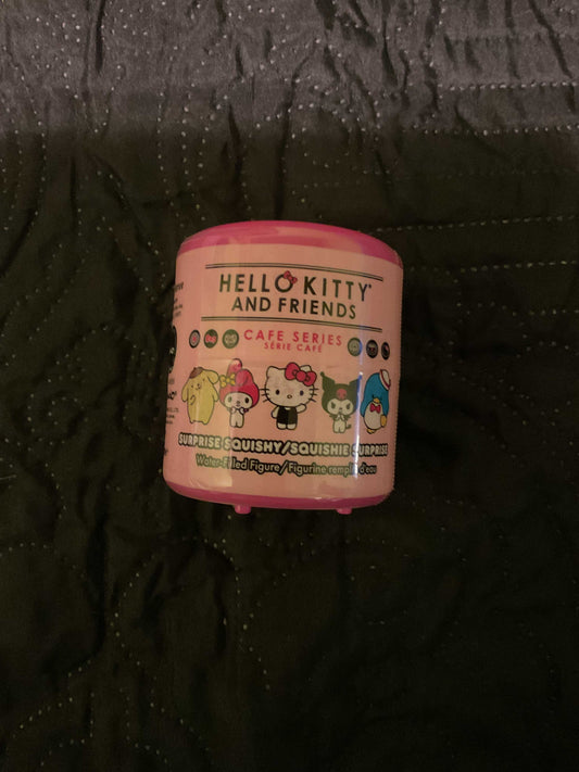 Hello Kitty and Friends Cafe Series surprise squishy blind bag toy packaging
