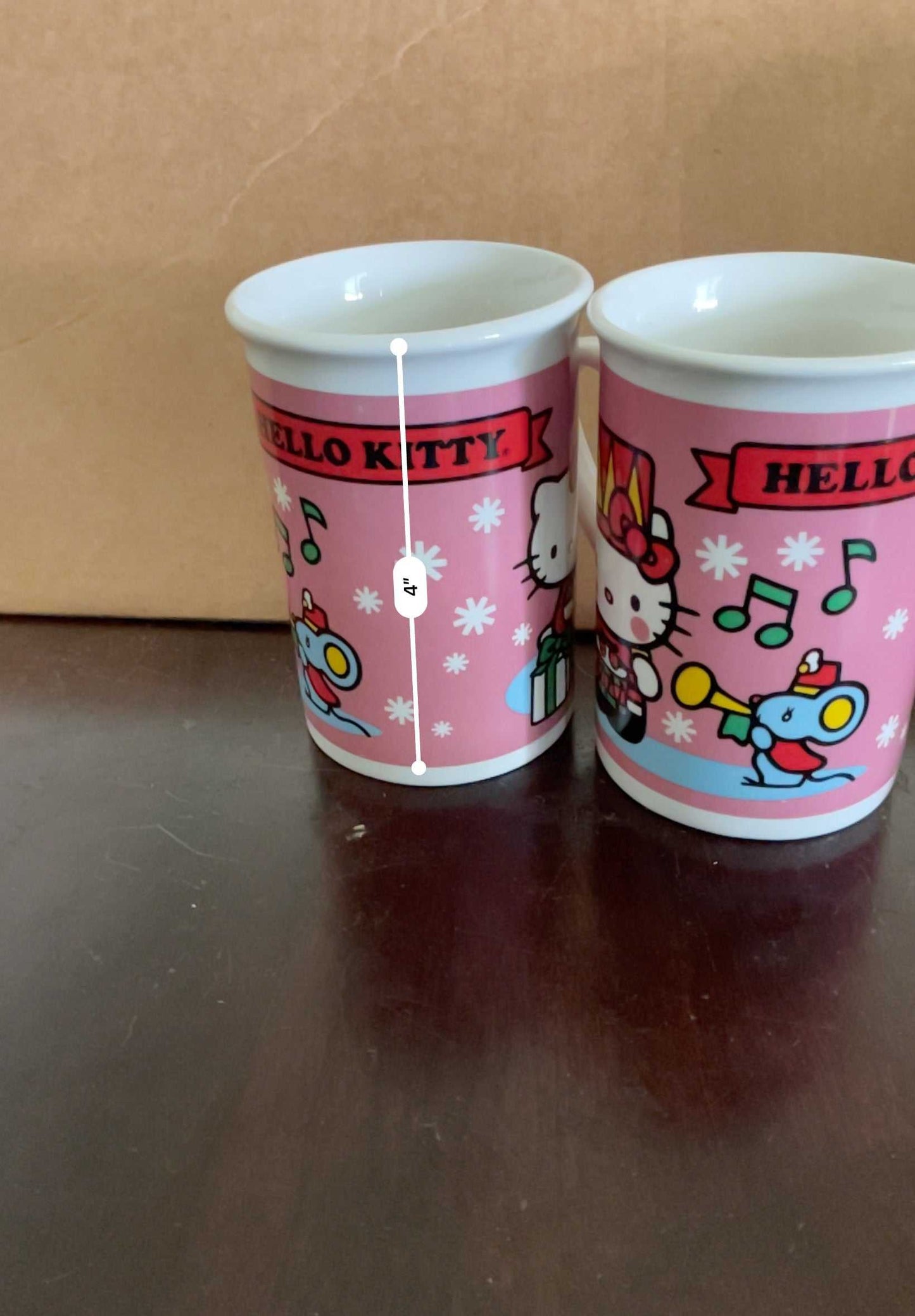 Hello Kitty Pink Mug Set