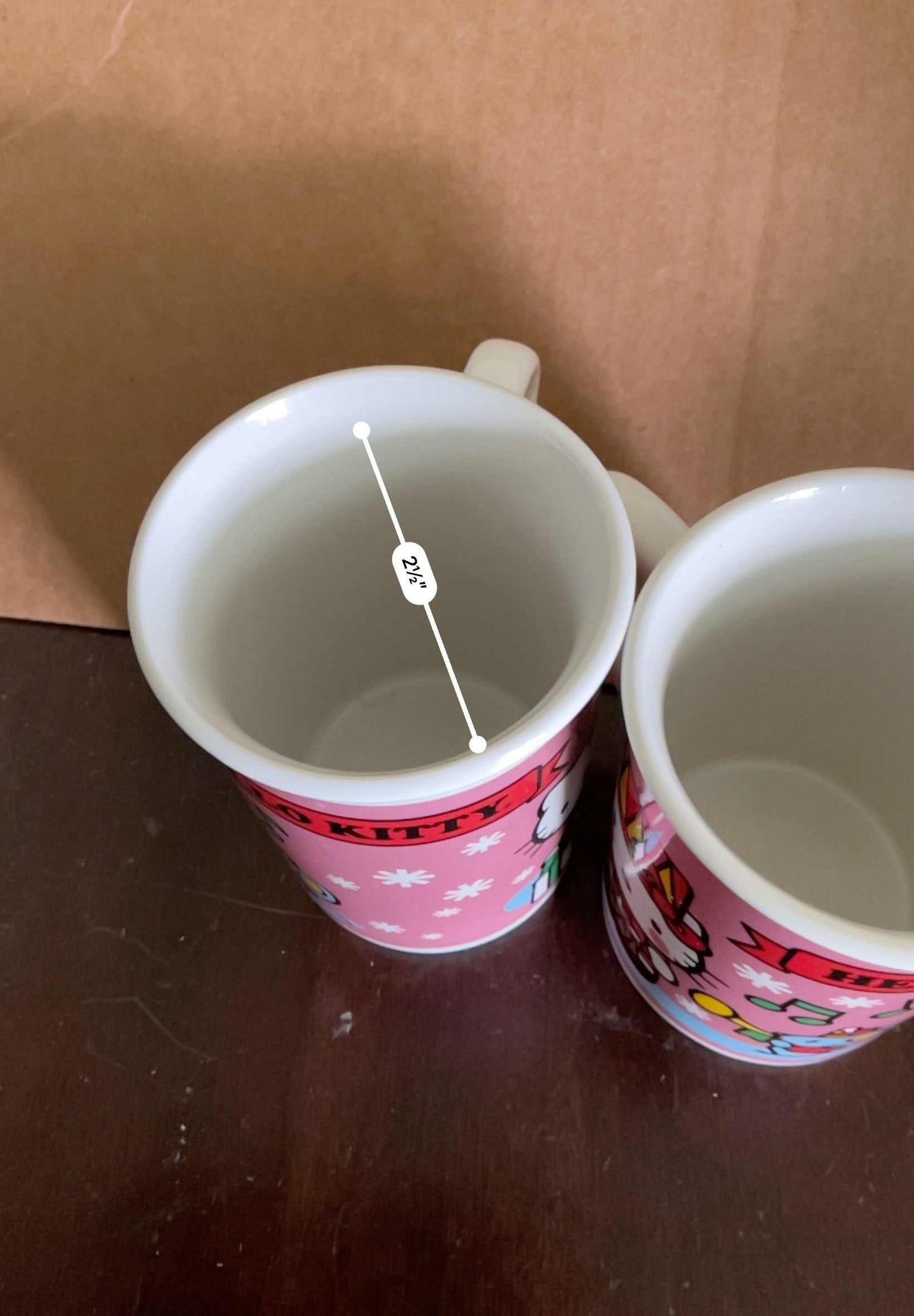 Hello Kitty Pink Mug Set
