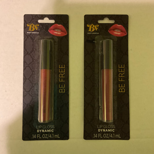 Be Beauty Essentials “Be Free” Lip Gloss Dynamic – 0.14 fl oz / 4.1 mL