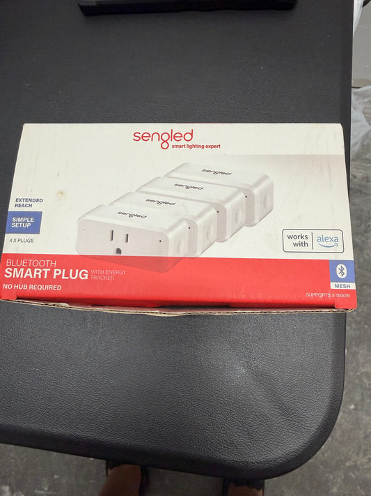 Sengled Bluetooth Smart Plug with Energy Tracker (Model: B1C-NB7) – Partial Pack (2 Plugs Included)