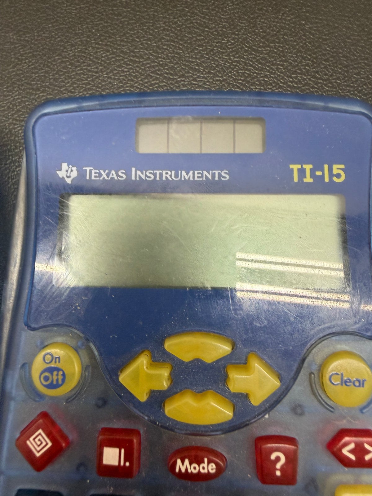Texas Instruments TI-15 Elementary Scientific Calculator with Cover