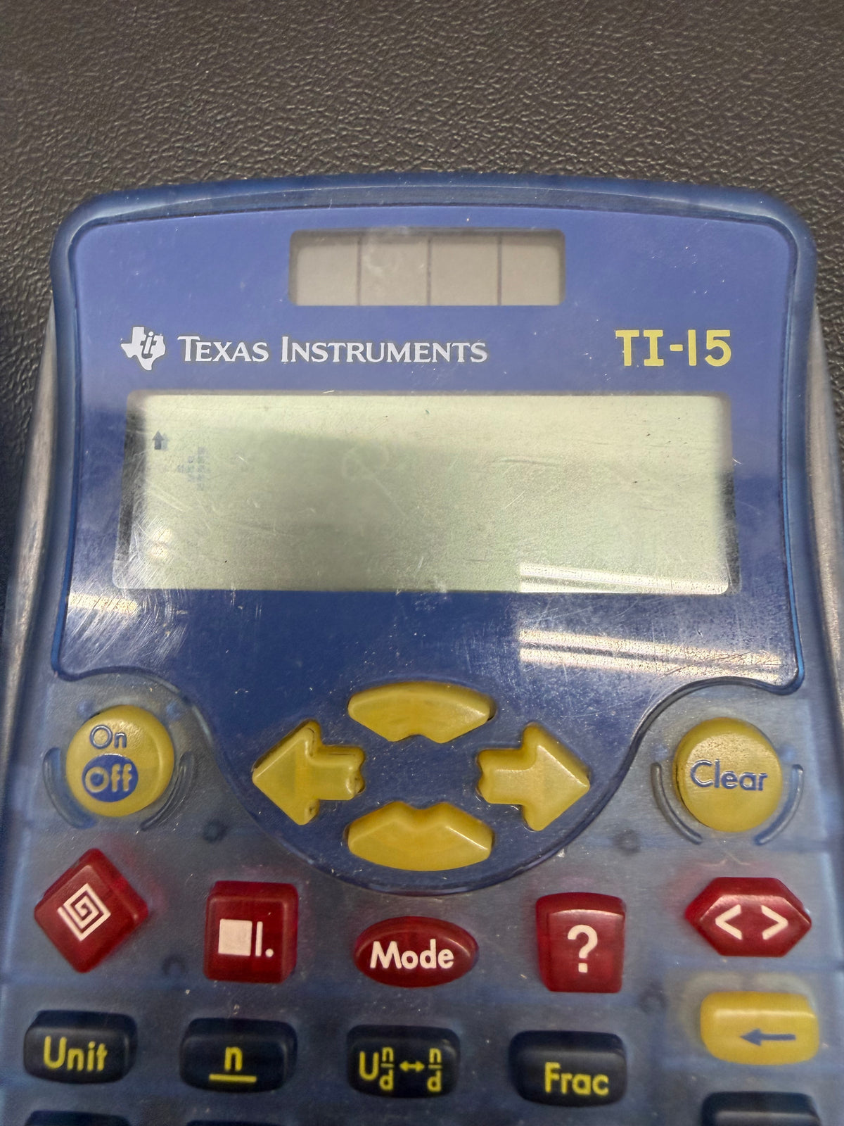 Texas Instruments TI-15 Elementary Scientific Calculator with Cover