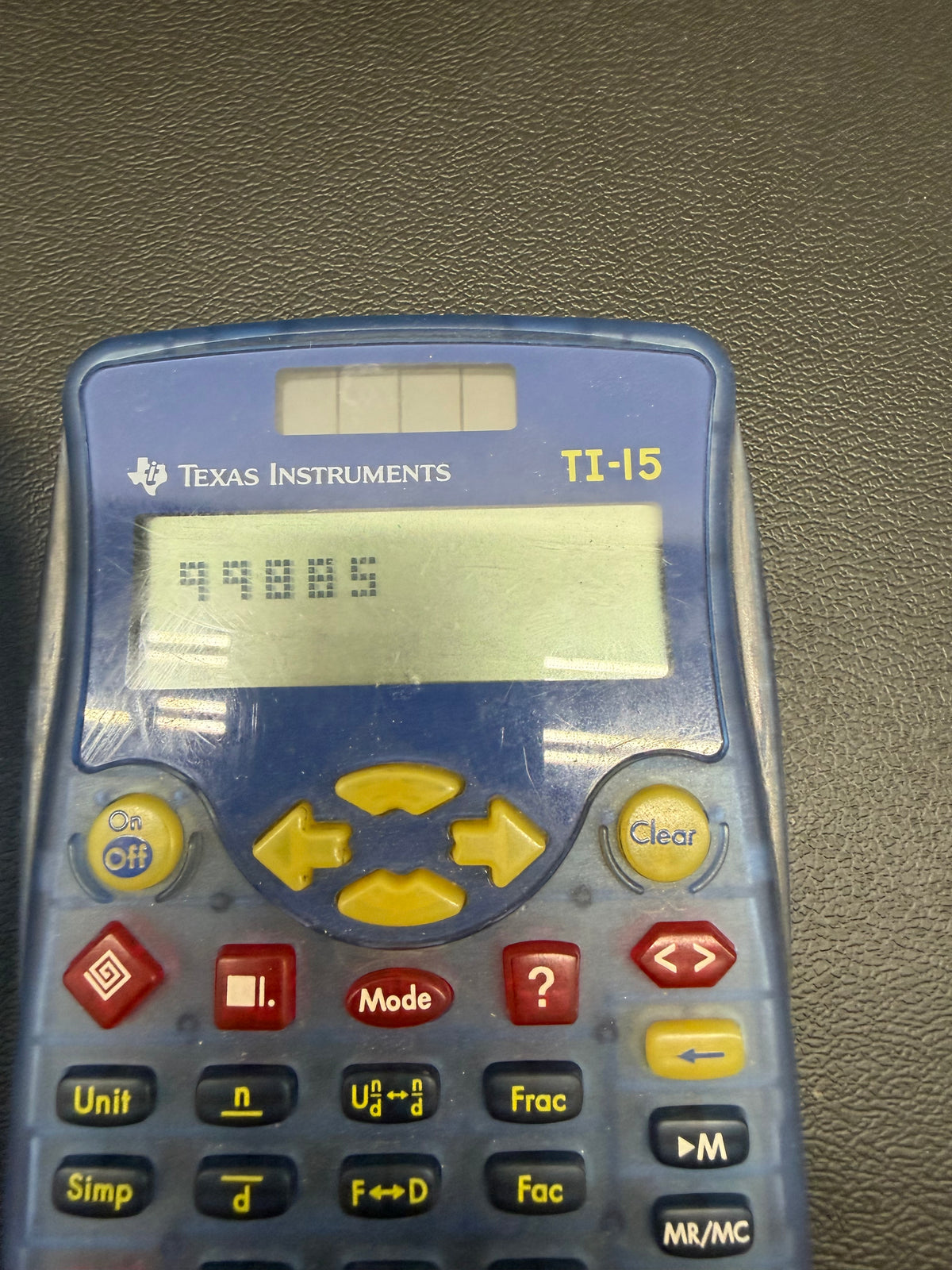 Texas Instruments TI-15 Elementary Scientific Calculator with Cover