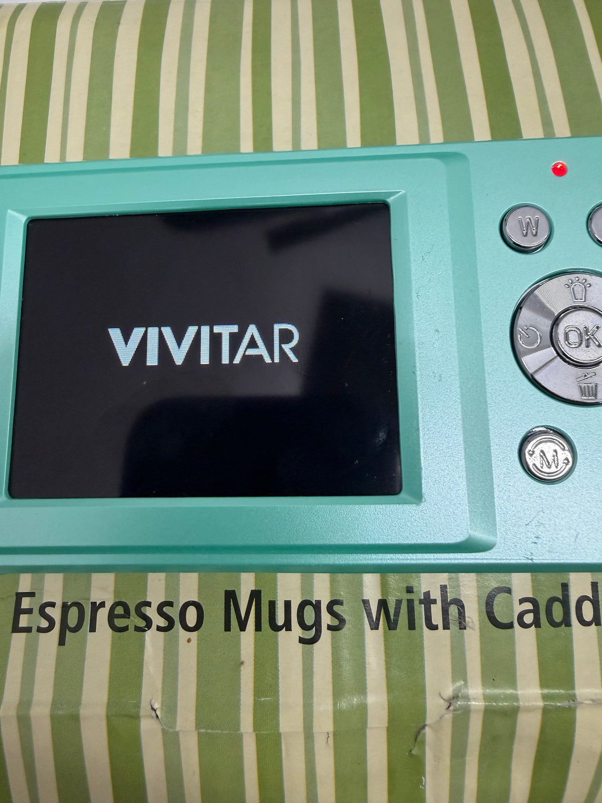 Vivitar PopSnap VEC S124 Digital Camera Mint Green 44MP 1080p Tested Working