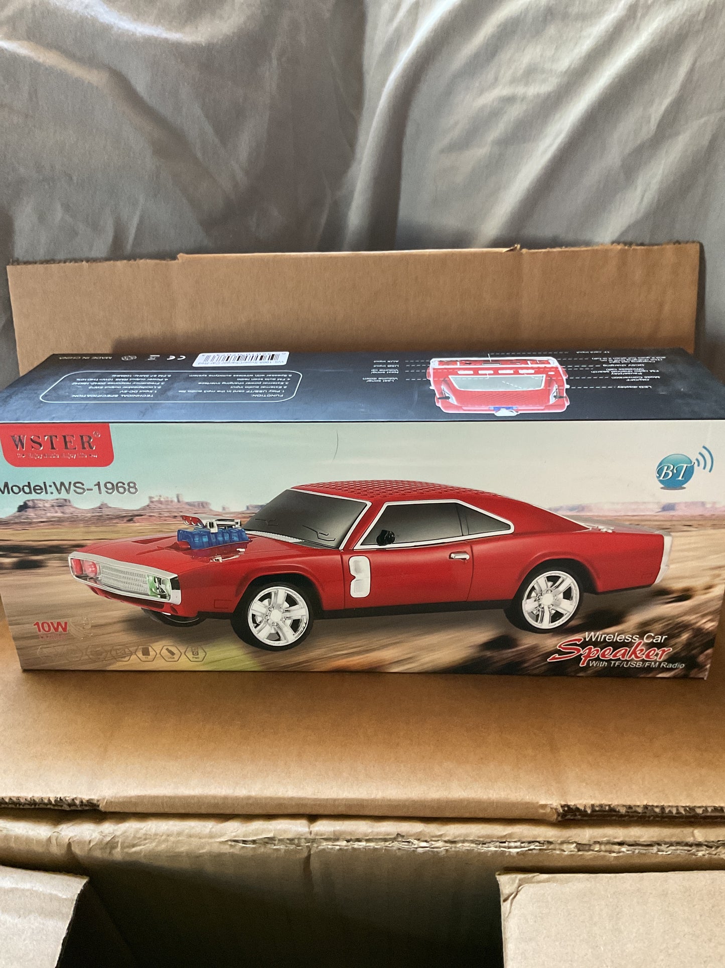 WSTER CAR 1968 Bluetooth speaker wireless