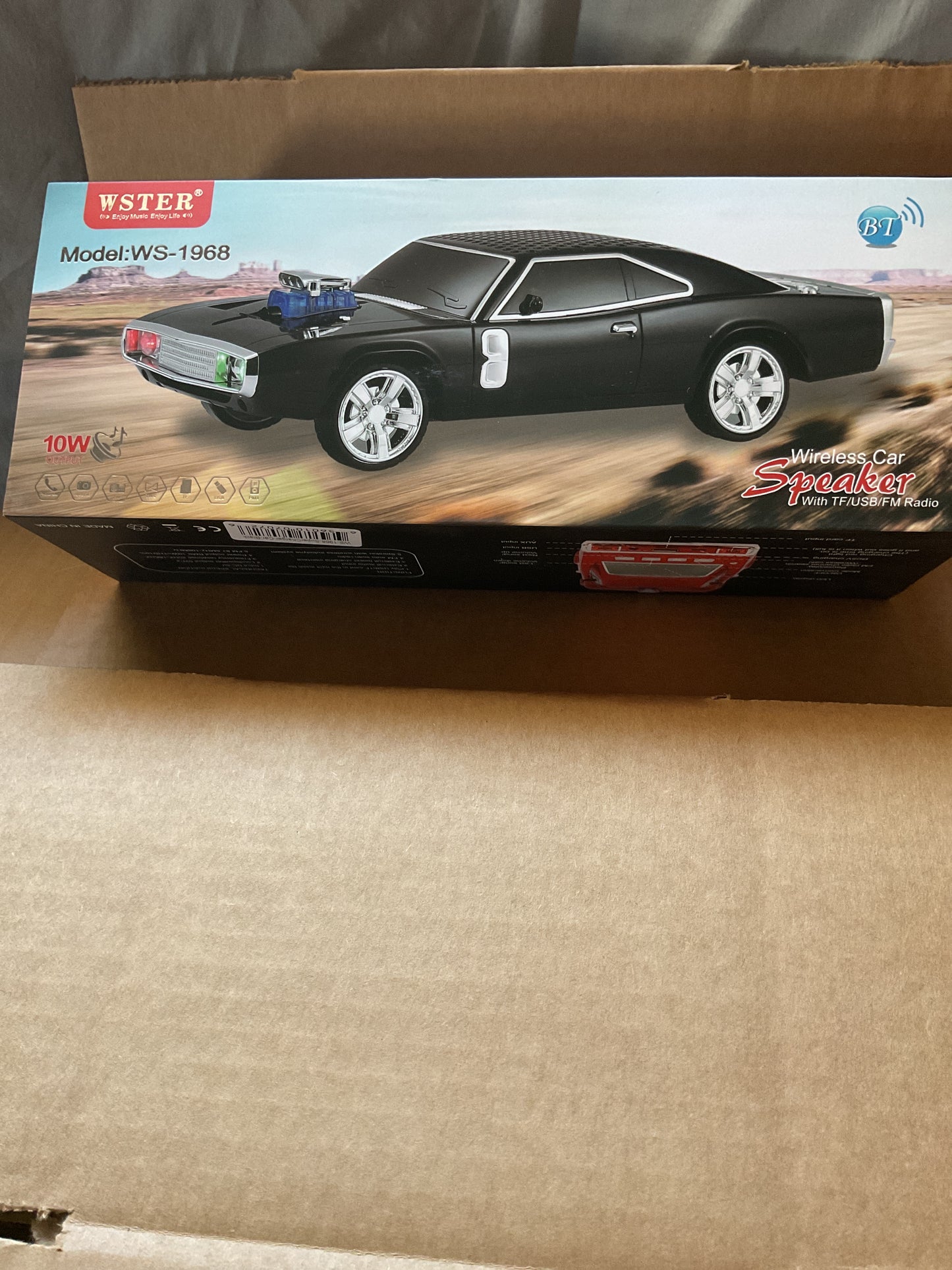 WSTER CAR 1968 Bluetooth speaker wireless