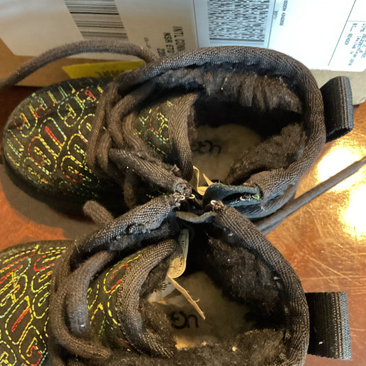 UGG Kids Neumel Boot - Multicolor Logo Print - Size 7