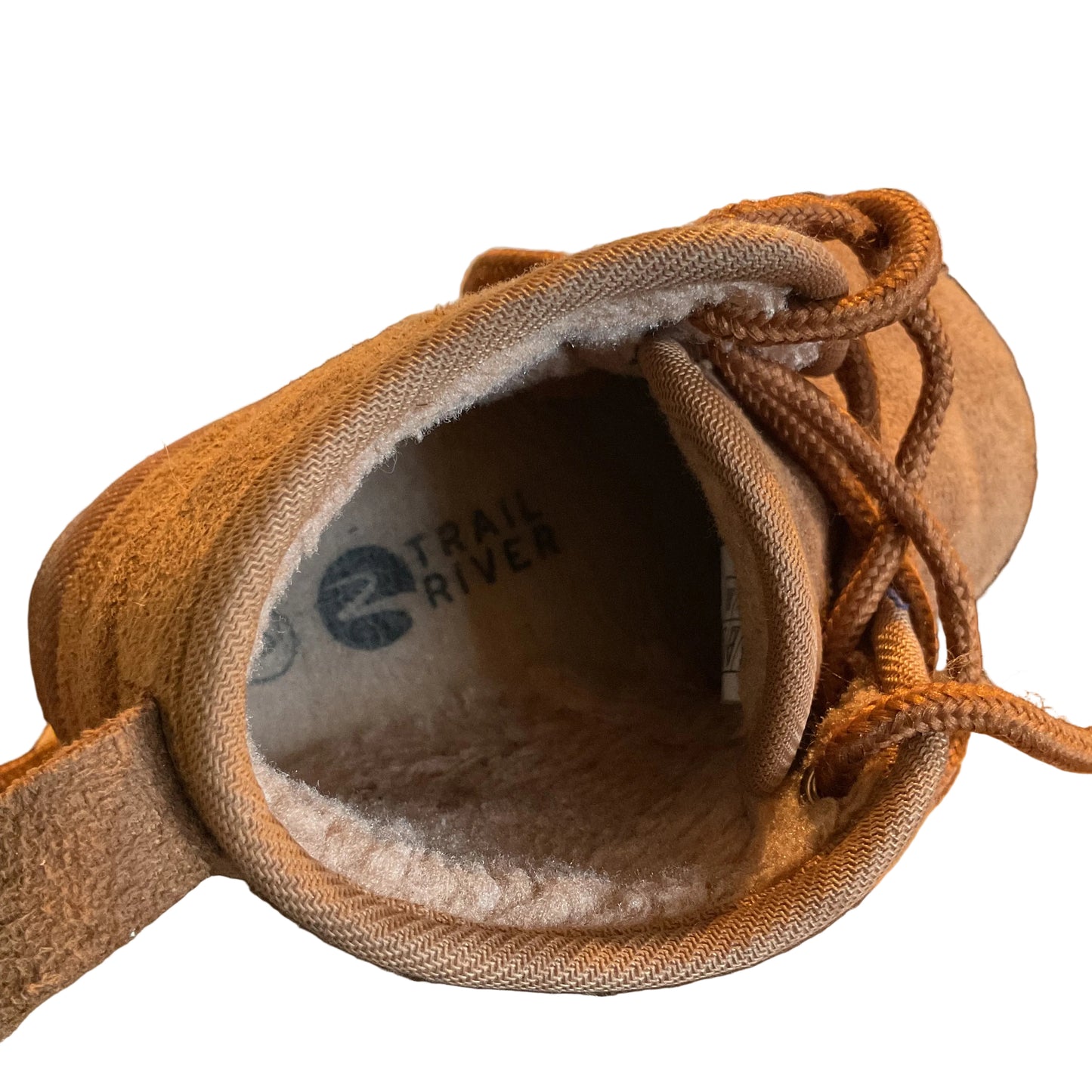 Trail River Toddler Faux Suede Fur-Lined Boots – Size 6 Brown