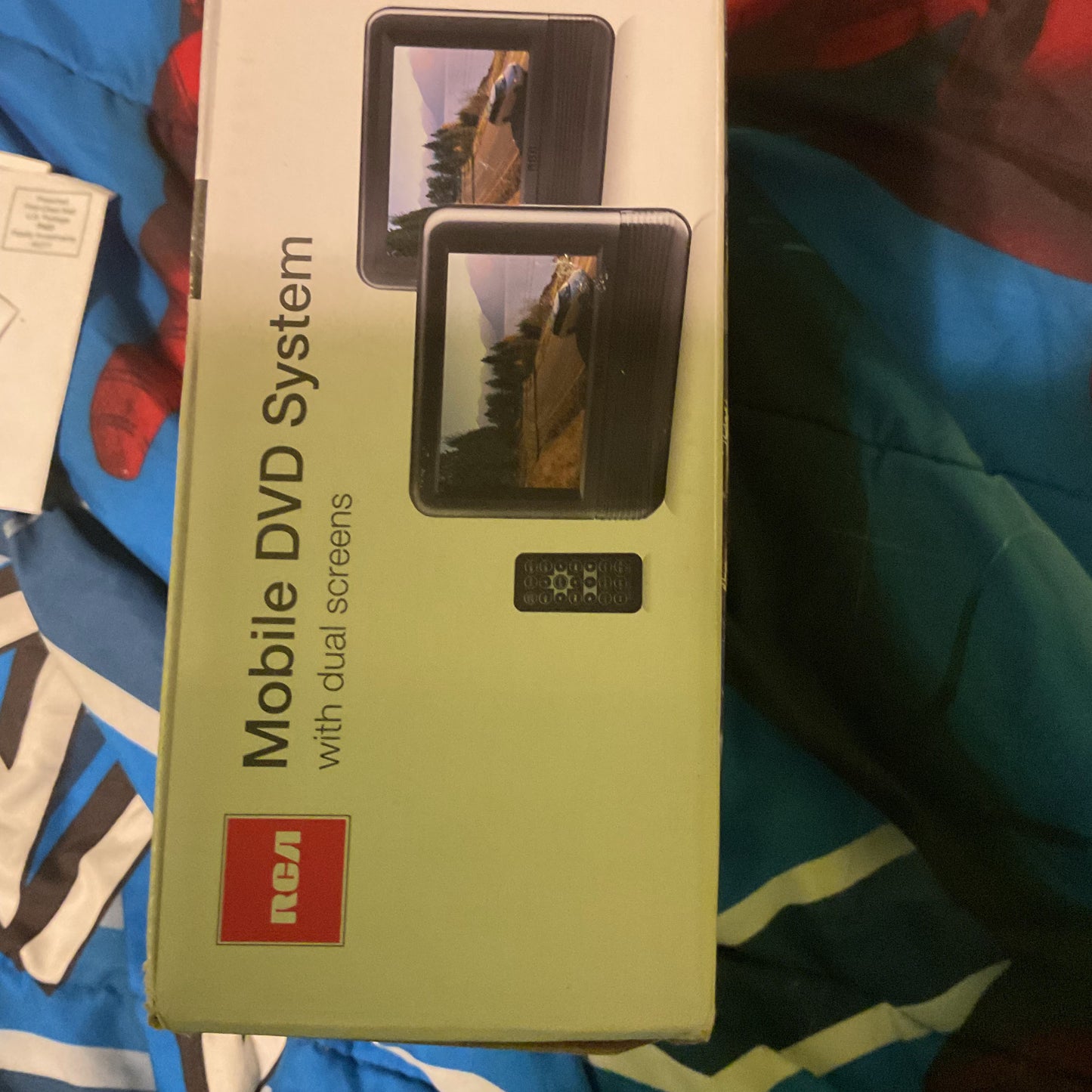 RCA 7" Mobile Dual Screen DVD System - Car Headrest Entertainment Set NO REMOTE