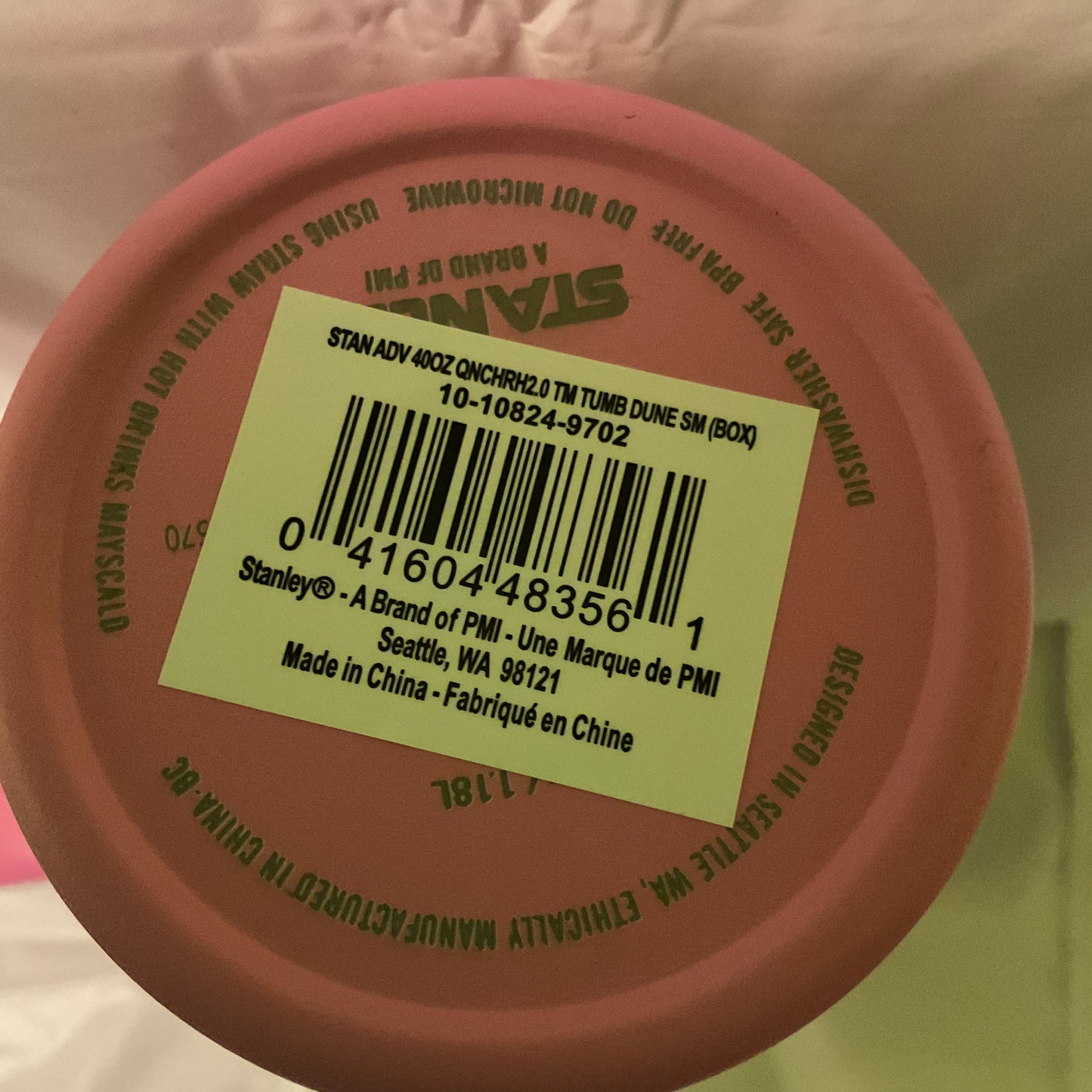 40 oz FlowState H2.0 Quencher Tumbler – Pink with Handle and Lid