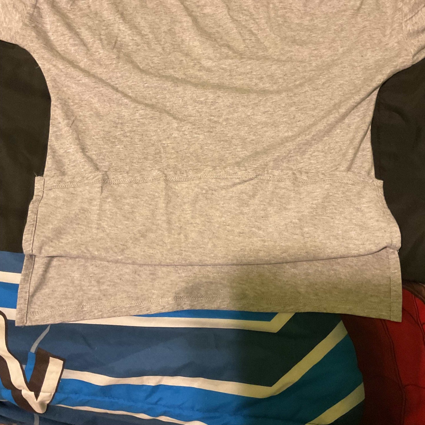 Adidas Kids’ Heather Gray Multicolor Logo Hoodie – Long Sleeve Pullover