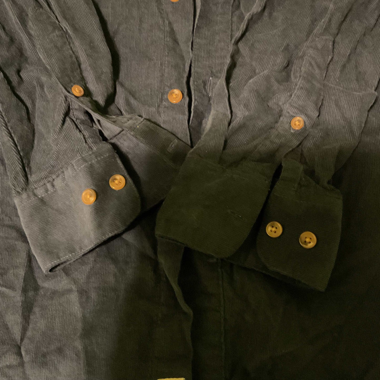 Southern Proper Canton Corduroy Button-Down Shirt XL Navy
