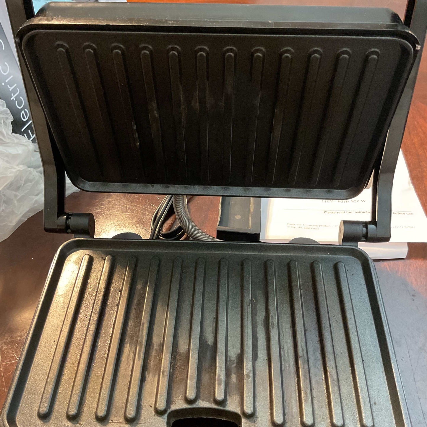 GPED Electric Grill & Sandwich Maker 850W