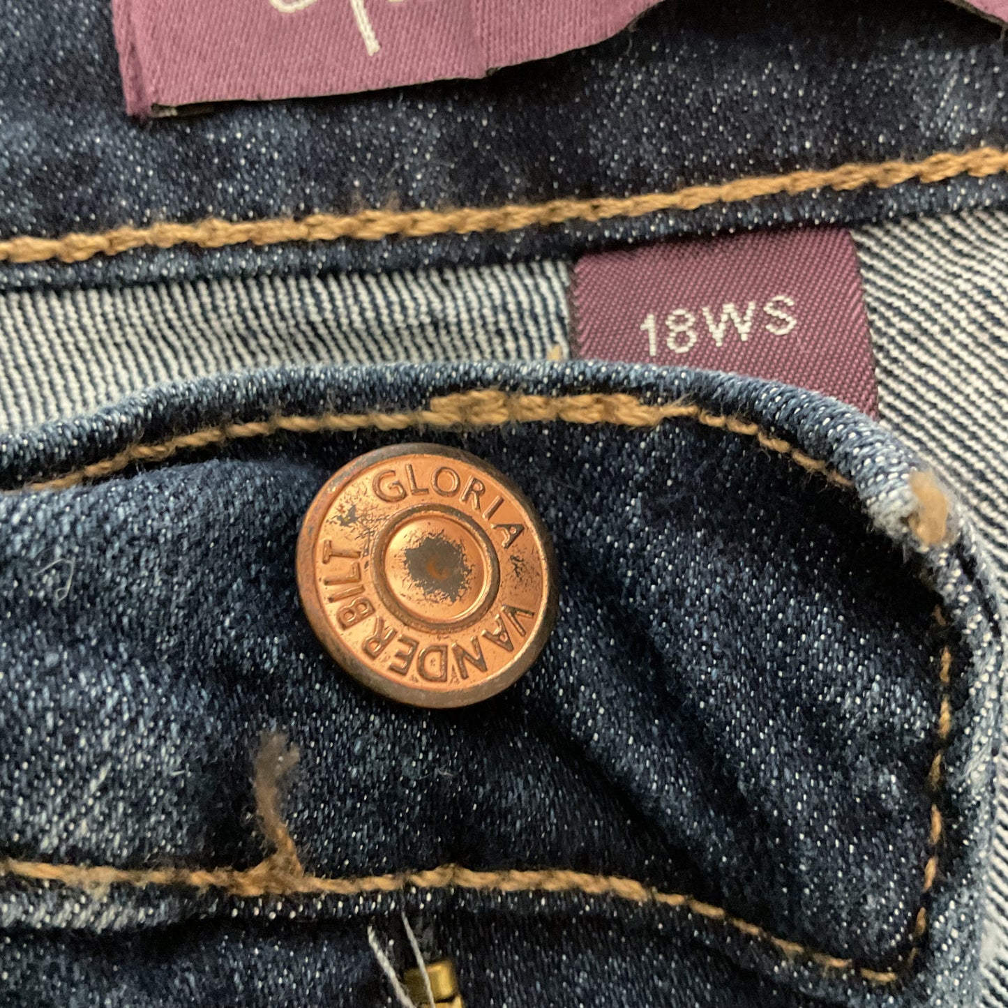 Gloria Vanderbilt Amanda Women’s Jeans - Size 18WS Short