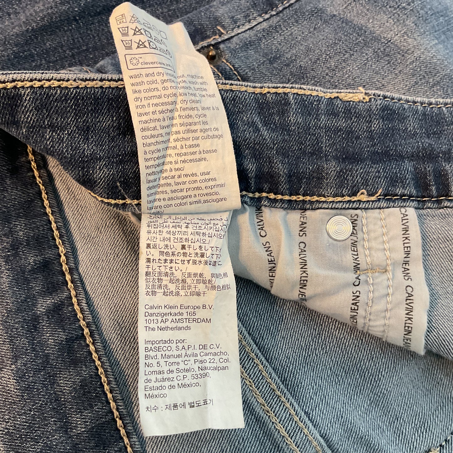 Calvin Klein Men's Slim Fit Jeans – W38 L34