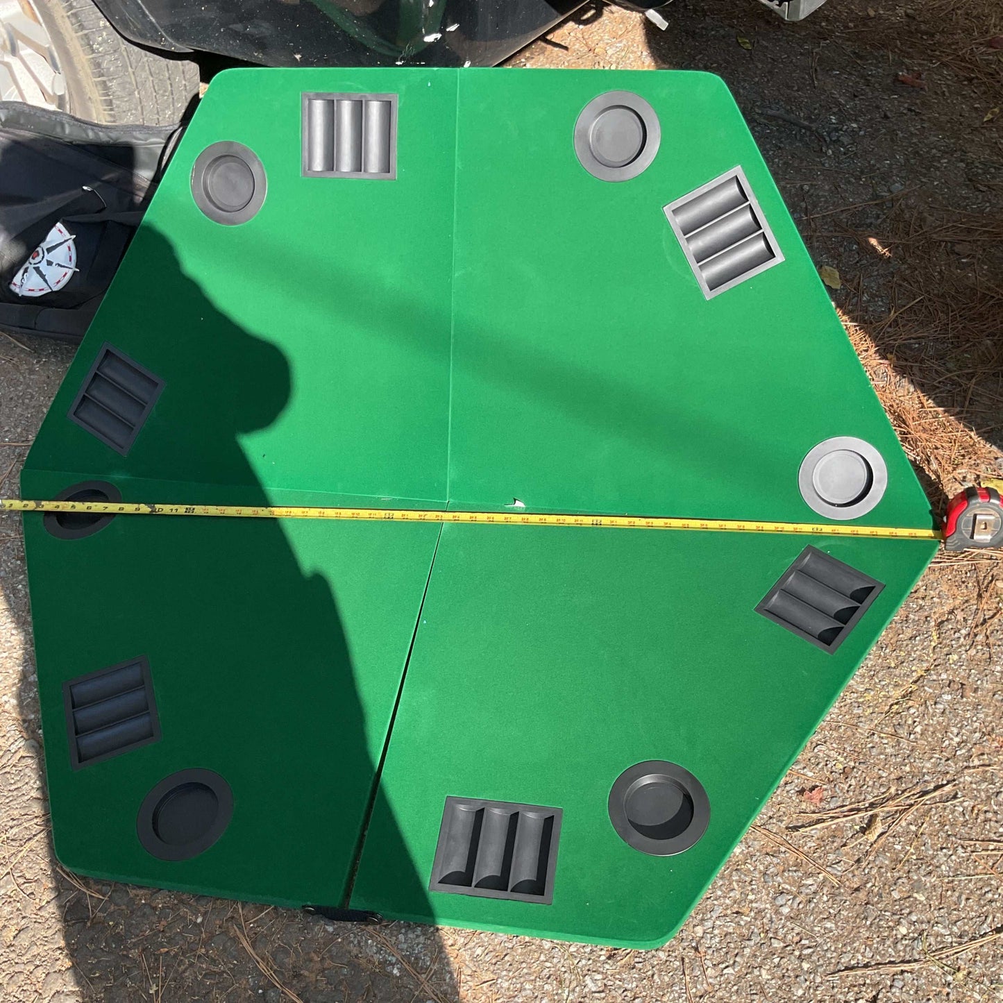 Folding Poker Table Top with Carrying Case - 6 Player (local pickup)