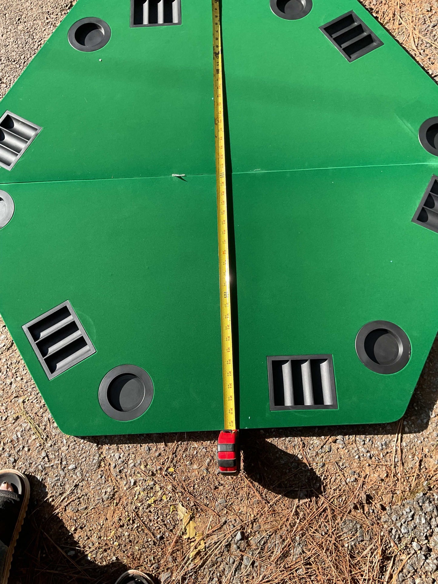 Folding Poker Table Top with Carrying Case - 6 Player (local pickup)