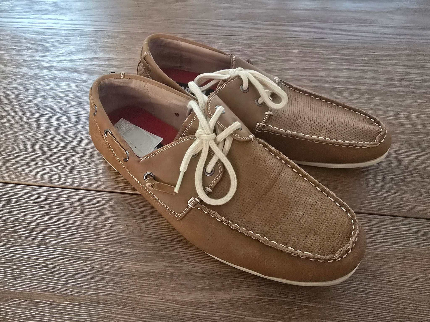 Men’s Boat Shoes – Brown – Size 9 (123GSU-0029)