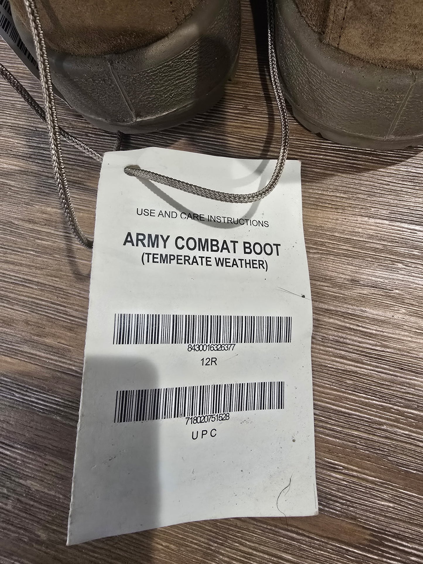 McRae Gore‑Tex Army Combat Boots 12R (Coyote) – Used
