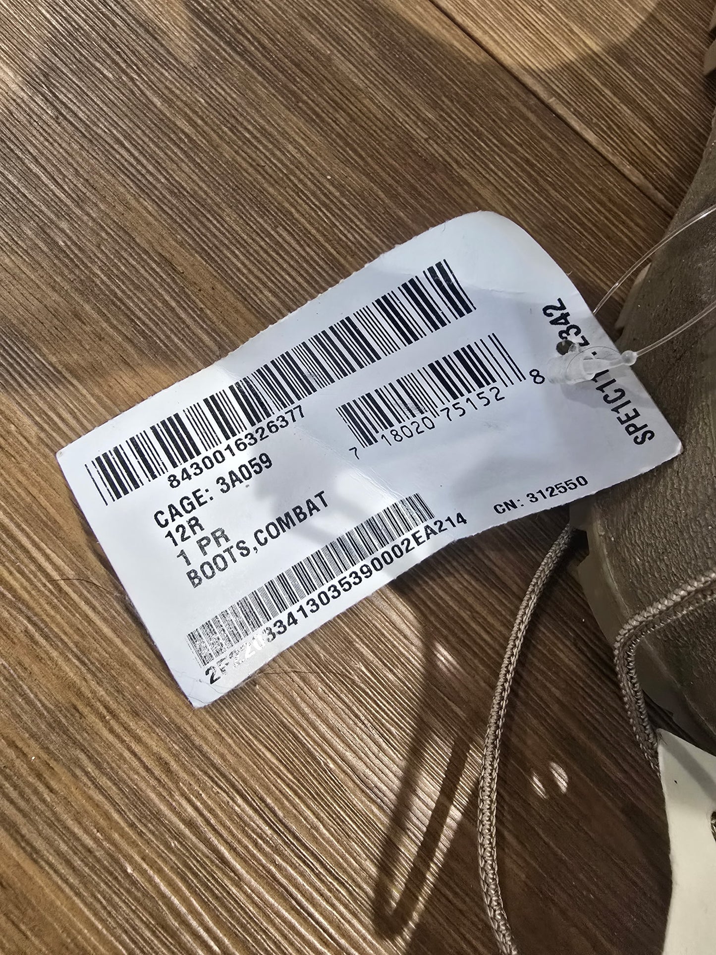 McRae Gore‑Tex Army Combat Boots 12R (Coyote) – Used