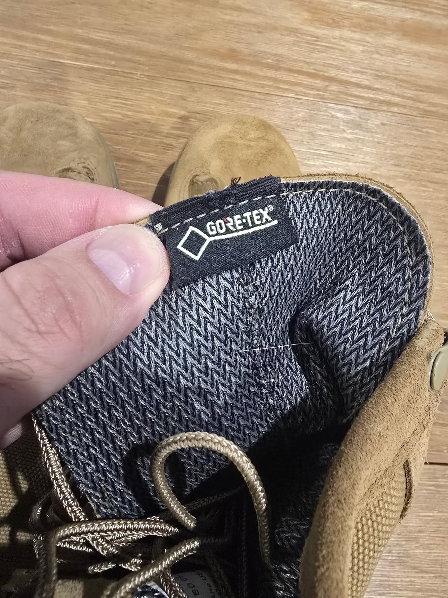 McRae Gore‑Tex Army Combat Boots 12R (Coyote) – Used
