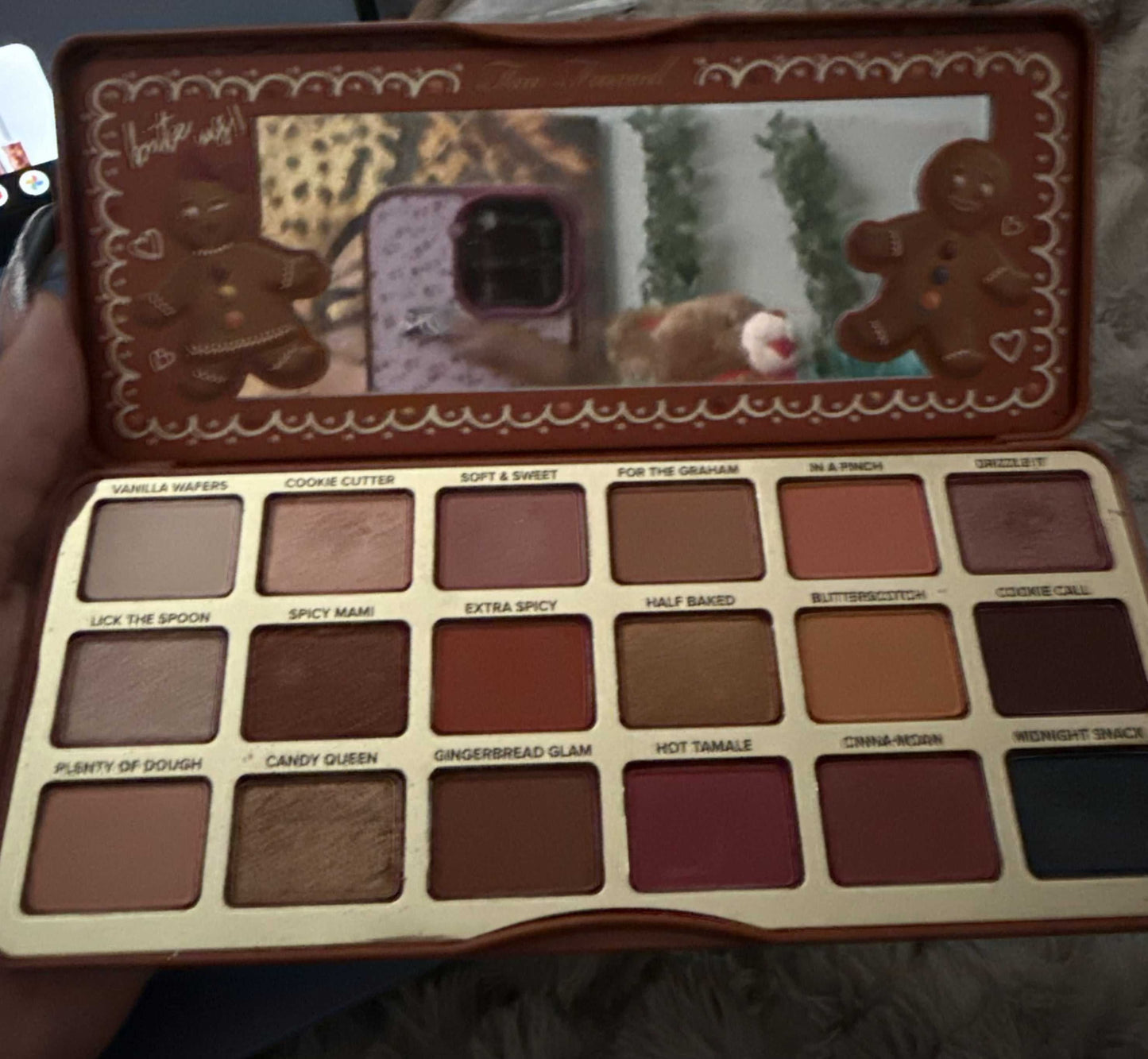 Too Faced Gingerbread Extra Spicy Eyeshadow Palette - Limited Edition Holiday 18-Color Warm Neutrals