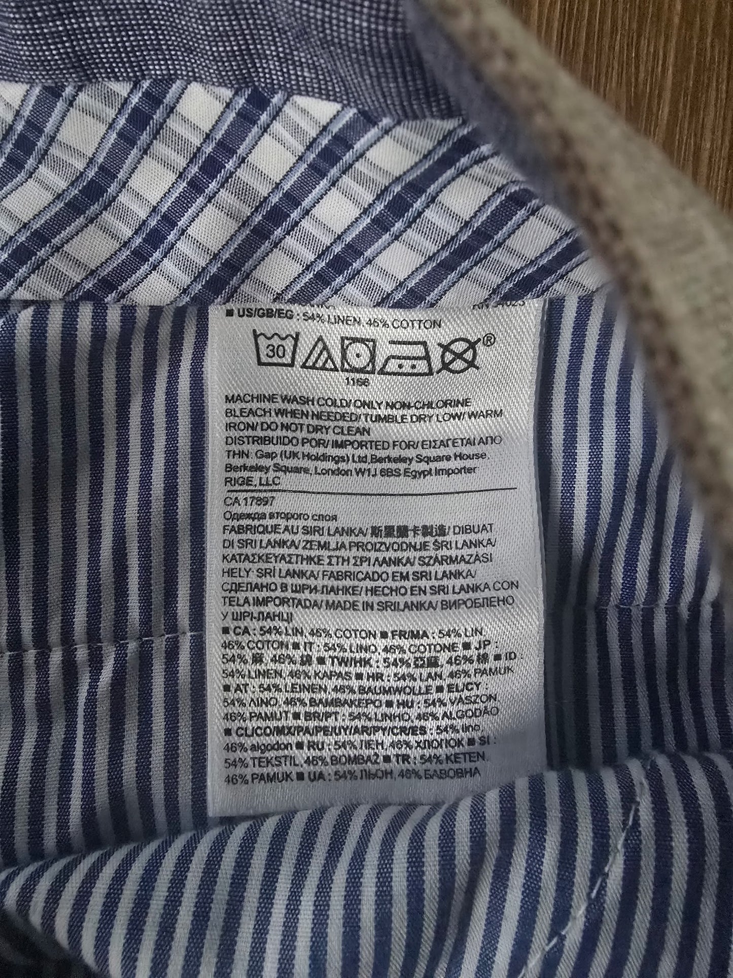 Banana Republic Aiden Fit Linen-Cotton Dress Pants – Khaki Beige (36x32)