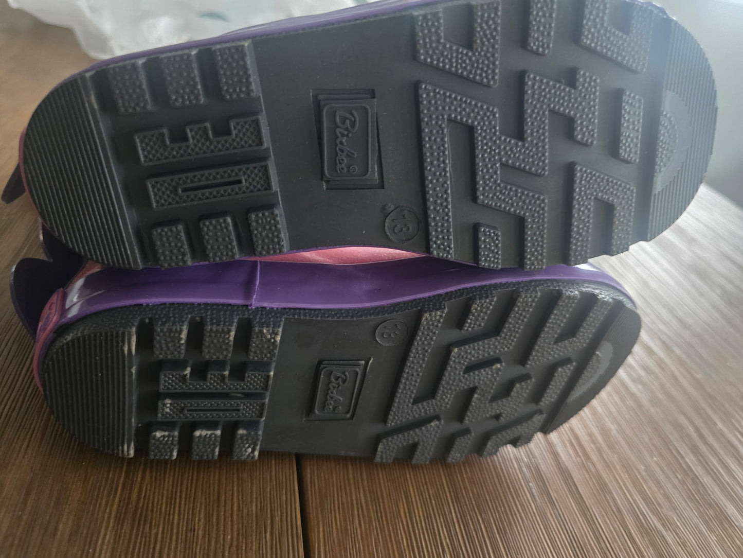 Bixbee Butterflyer Pink Kids Waterproof Rain Boots Size 13 | New in Box