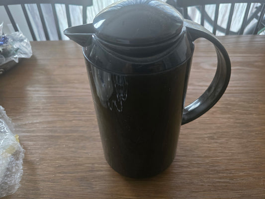 Vintage Corning Thermique Insulated Coffee Carafe Black 10” – Glass Liner