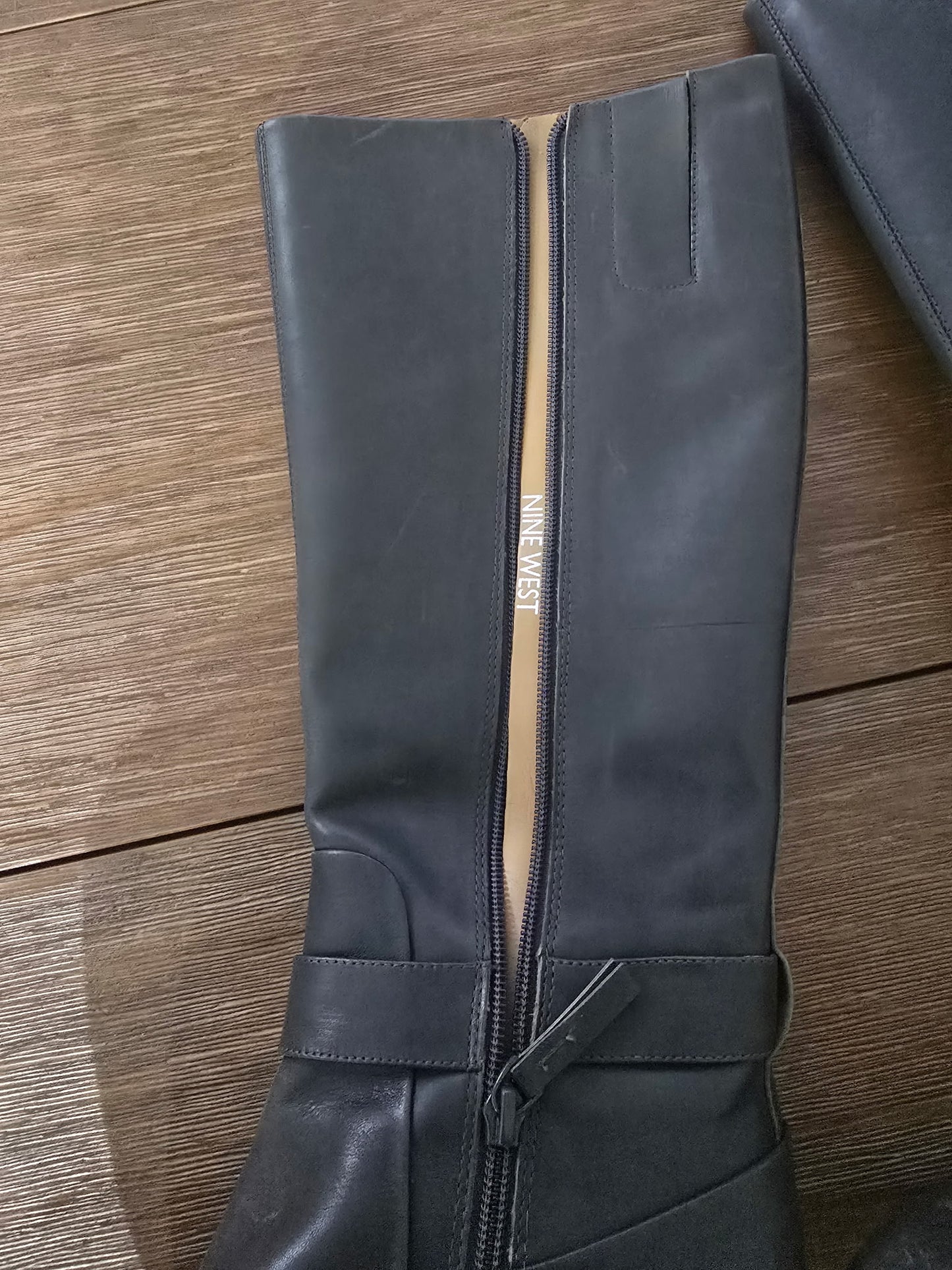 Nine West Women’s Leather Riding Boots Size 7.5M