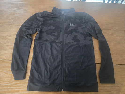 Under Armour Youth XL Full-Zip Camo Jacket Black