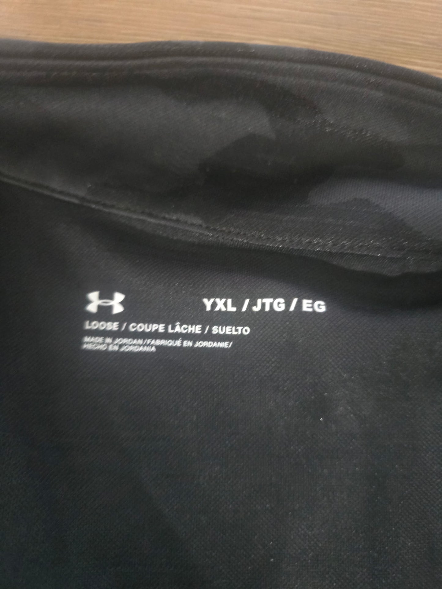 Under Armour Youth XL Full-Zip Camo Jacket Black