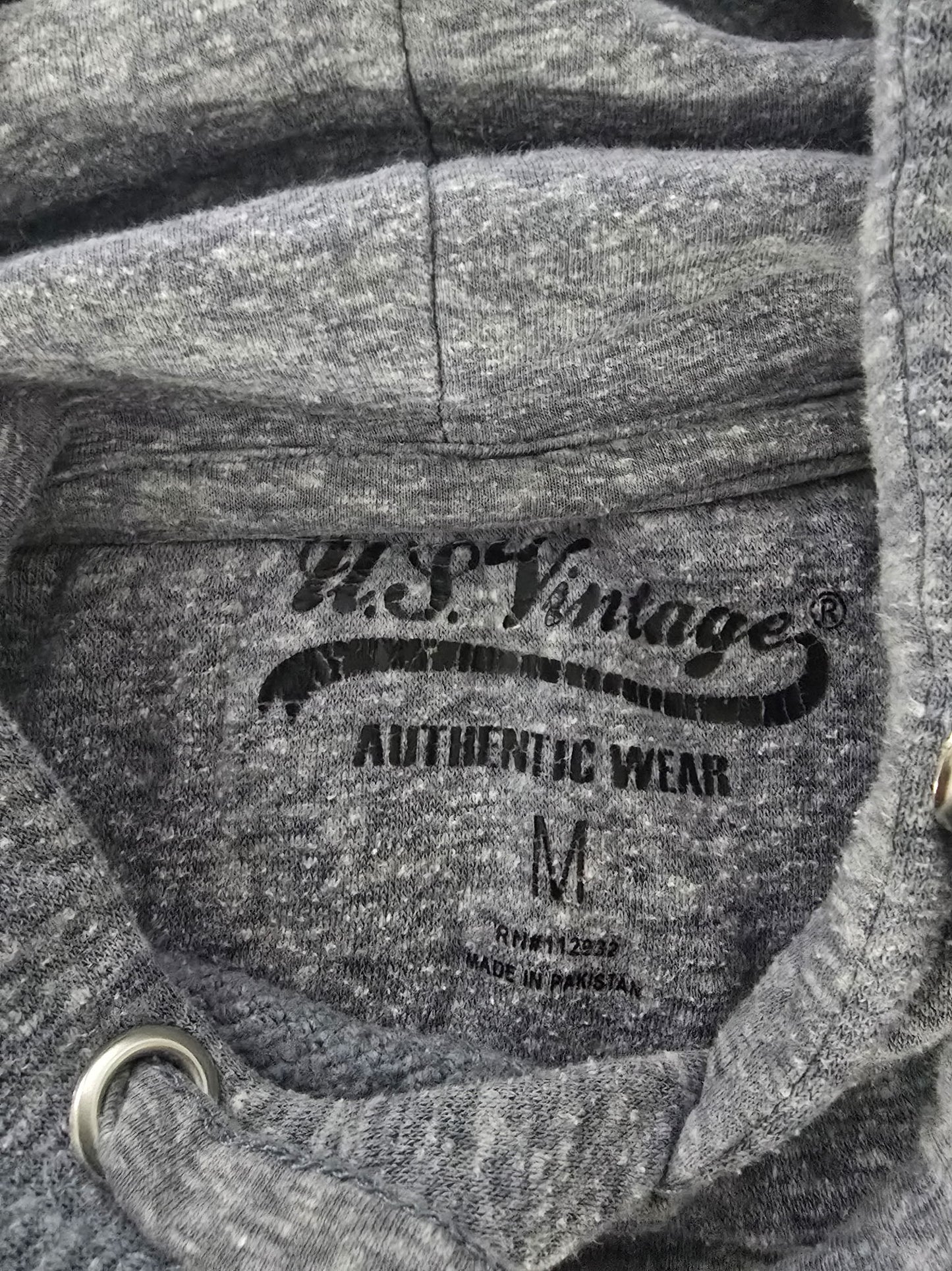 Tybee Island Georgia Funky Fish Vintage Hoodie | U.S. Vintage Authentic Wear M Gray Sweatshirt